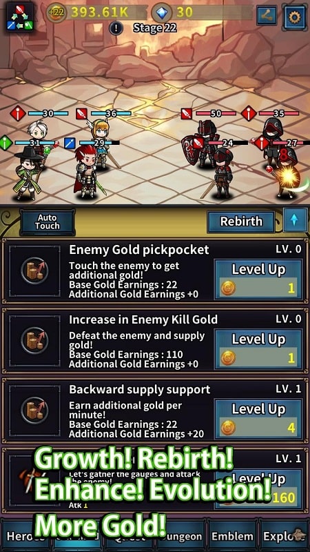 Rebirth Heroes APK - screenshot 2
