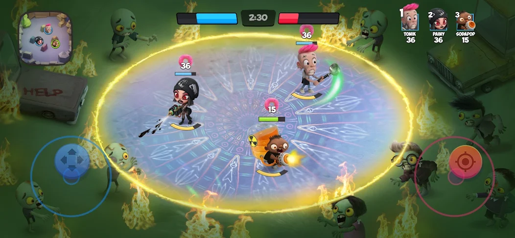 Kids vs Zombies: Brawl for Donuts - screenshot 18