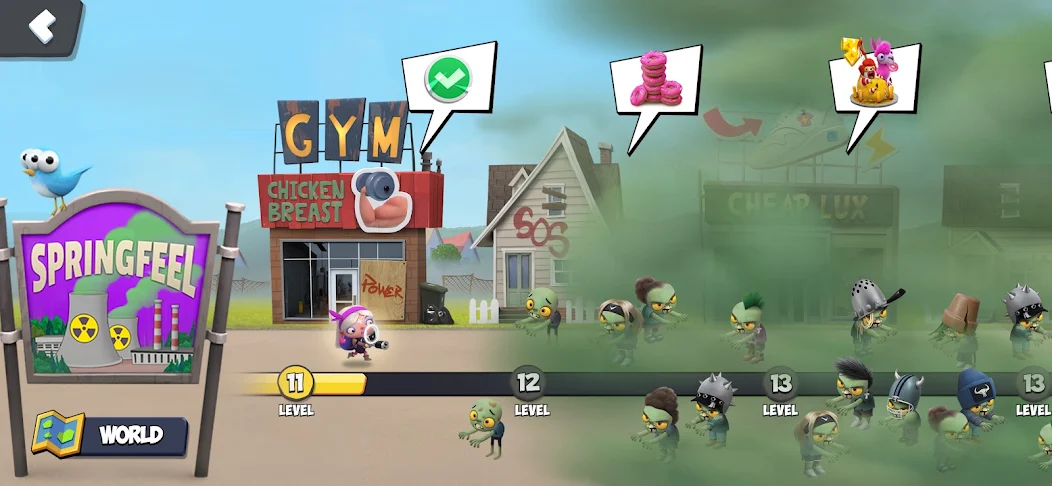 Kids vs Zombies: Brawl for Donuts - screenshot 27
