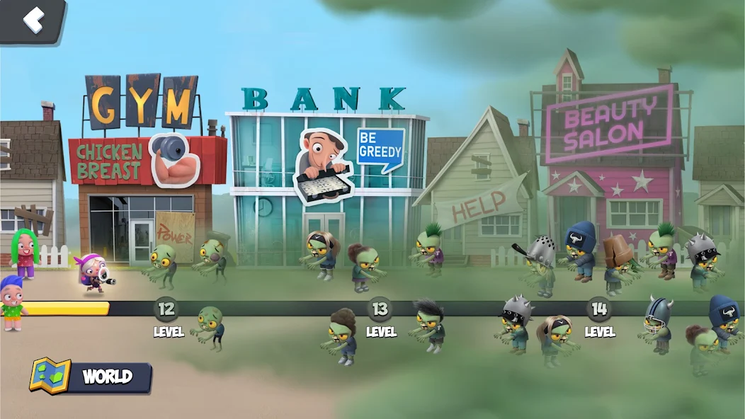 Kids vs Zombies: Brawl for Donuts - screenshot 7