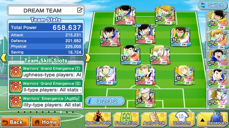 Captain Tsubasa Dream Team APK - screenshot 5