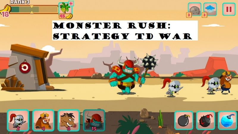 Monster Rush Strategy TD war APK MOD APK icon