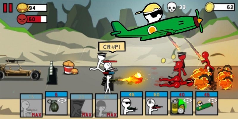 Stickman Army: World War Legacy Fight - screenshot 1