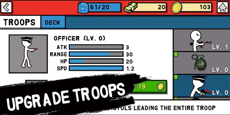 Stickman Army: World War Legacy Fight - screenshot 3