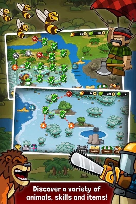 Lumberwhack Defend the Wild APK - screenshot 3