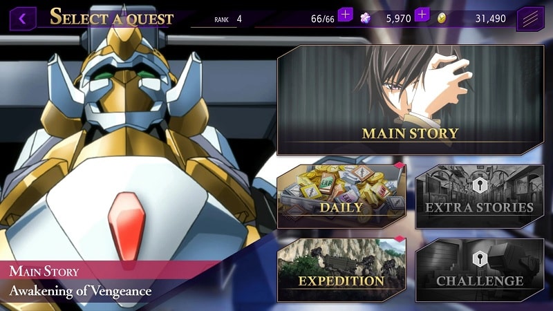 Code Geass APK - screenshot 5