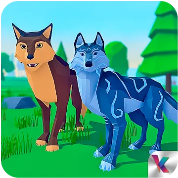 Wolf Simulator Fantasy Jungle MOD APK icon