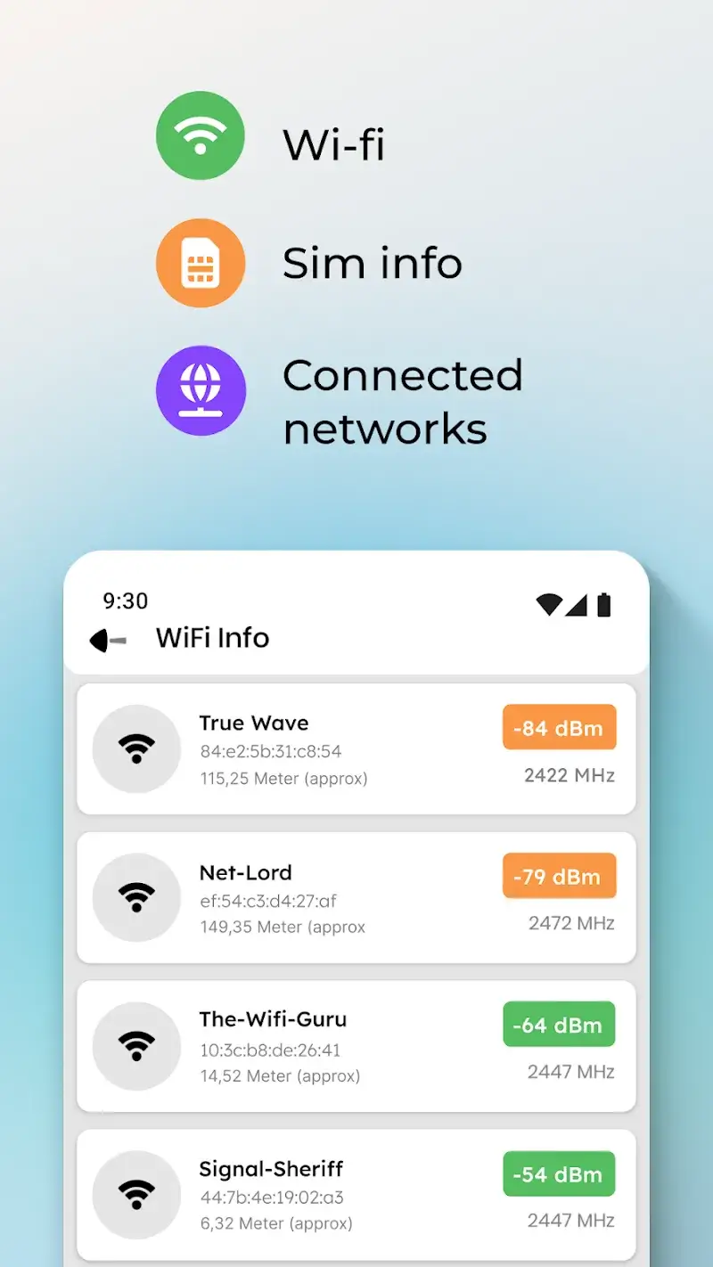 SIM & Wi-Fi Info - screenshot 2