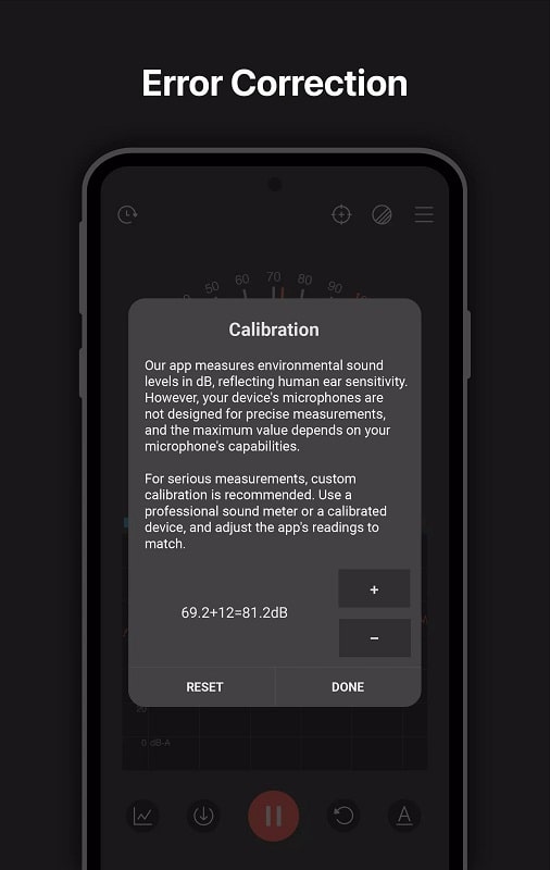 Sound meter APK - screenshot 2