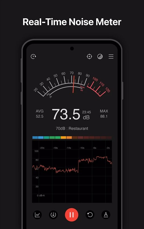 Sound meter APK - screenshot 3