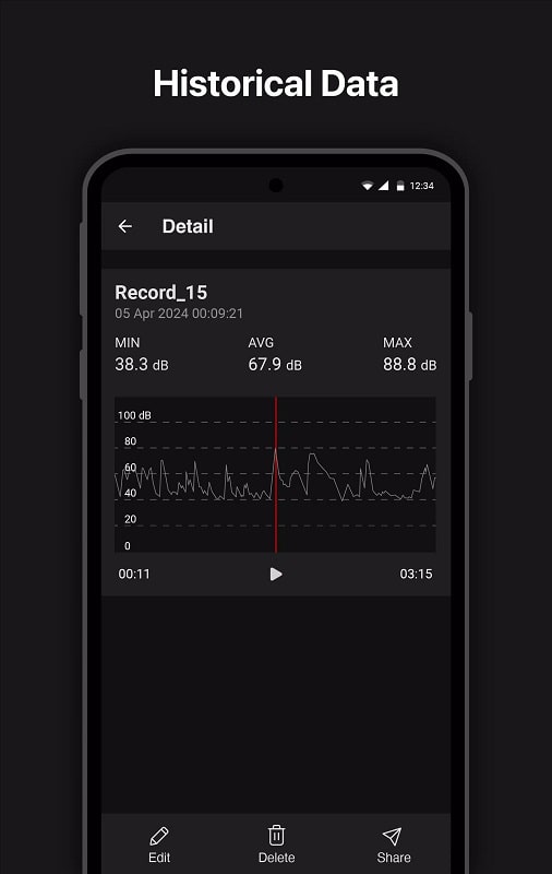 Sound meter APK - screenshot 5