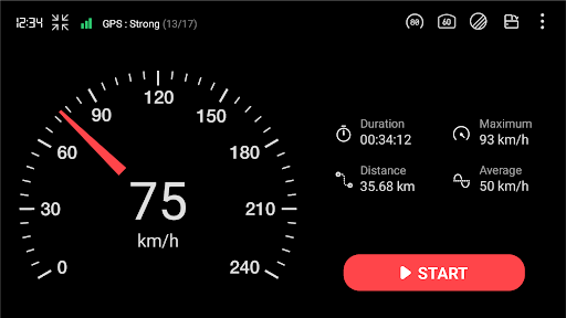 GPS Speedometer - screenshot 1