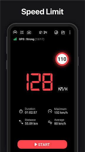 GPS Speedometer - screenshot 2
