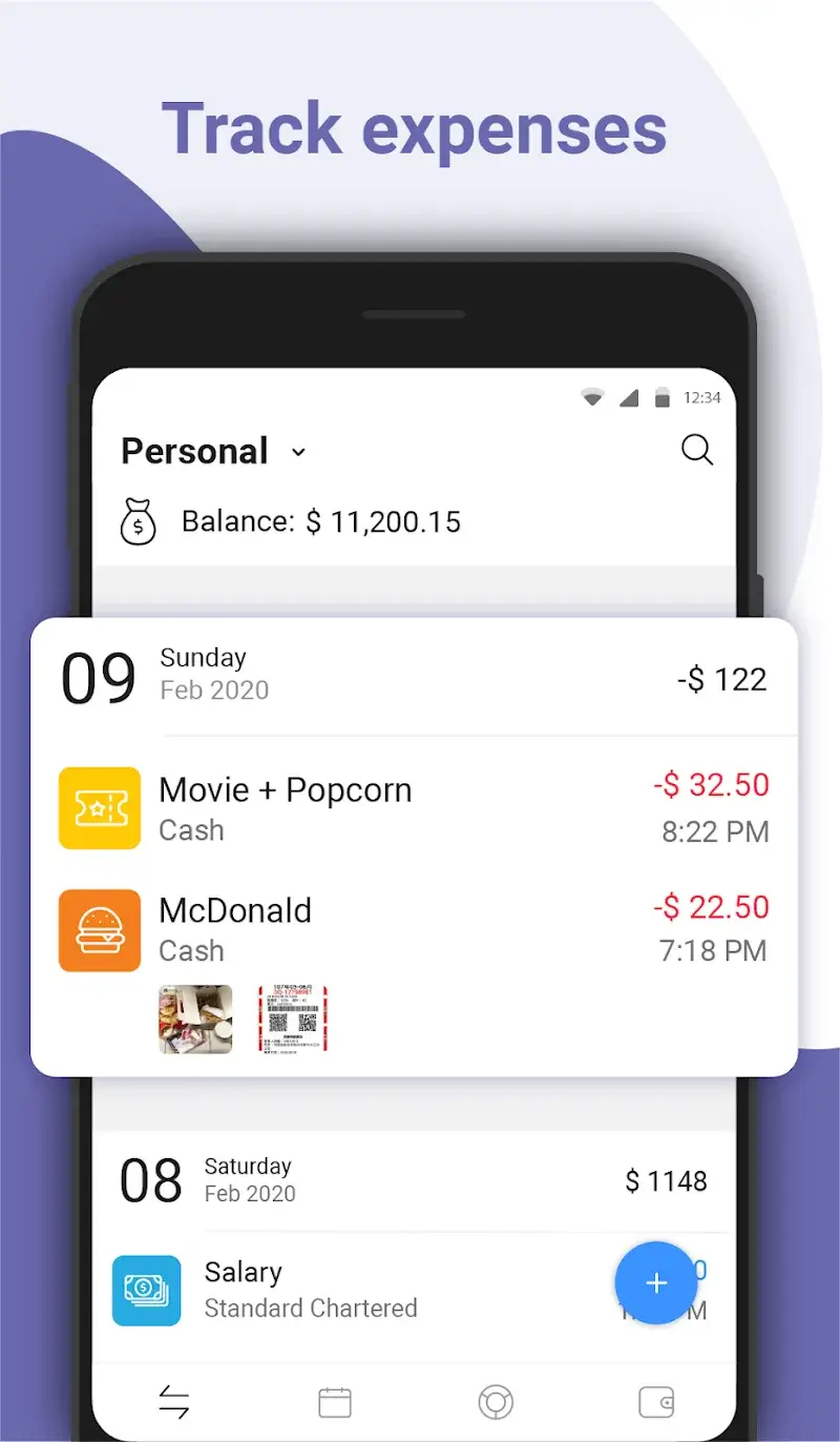 Money Manager Expense Tracker - screenshot 1