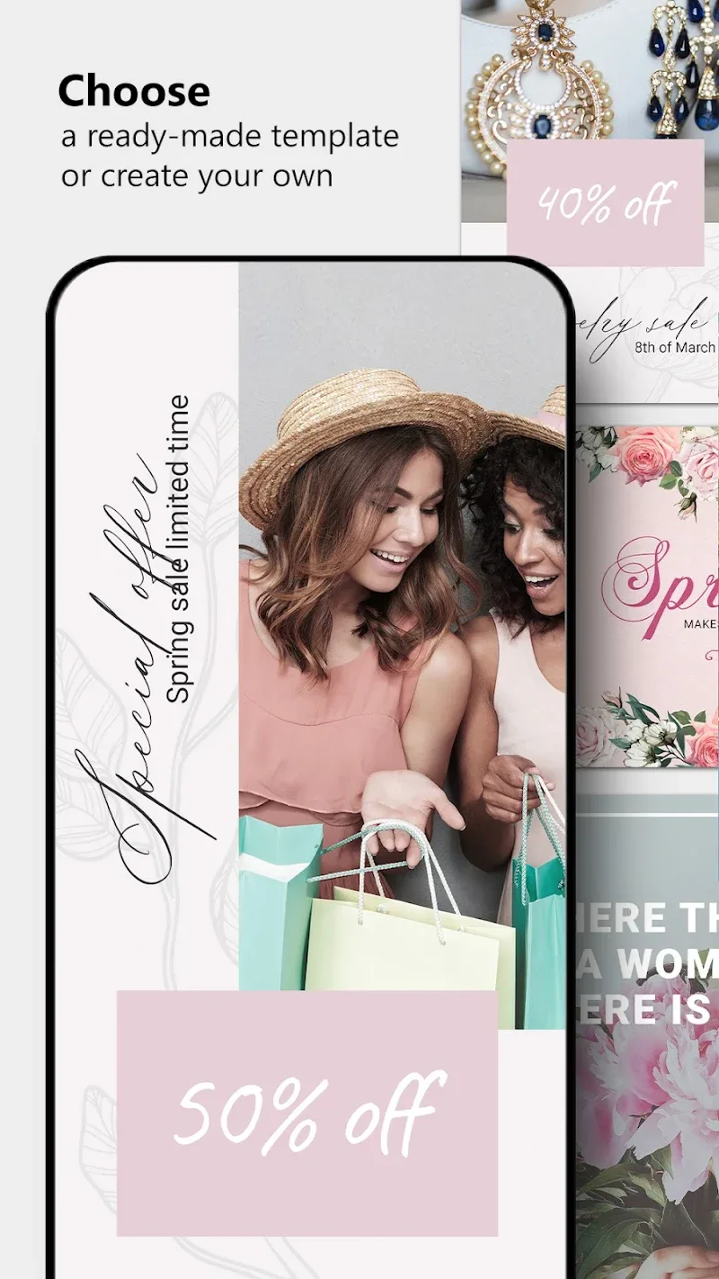 Posters Layout Template maker - screenshot 2