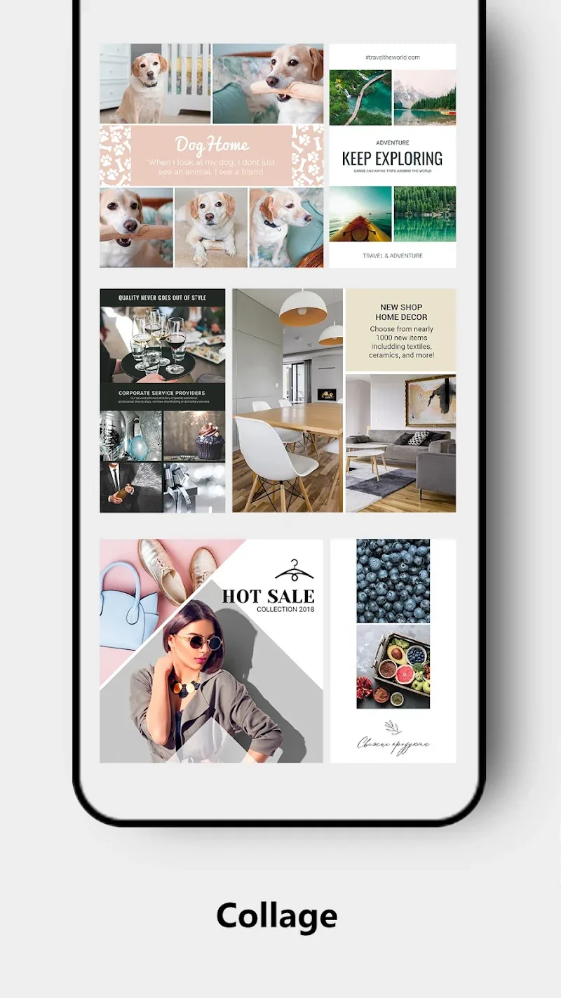 Posters Layout Template maker - screenshot 4