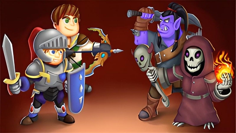 Idle Warrior Tales APK - app icon