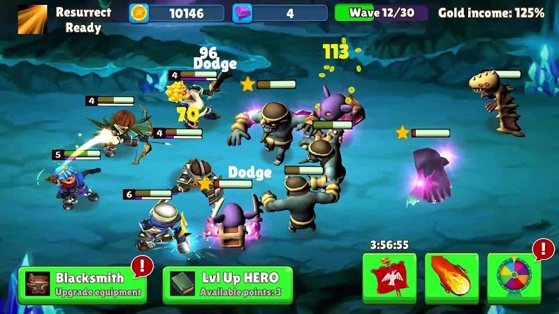 Idle Warrior Tales APK - screenshot 1