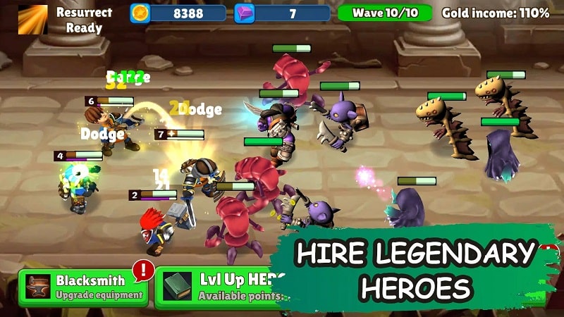 Idle Warrior Tales APK - screenshot 4