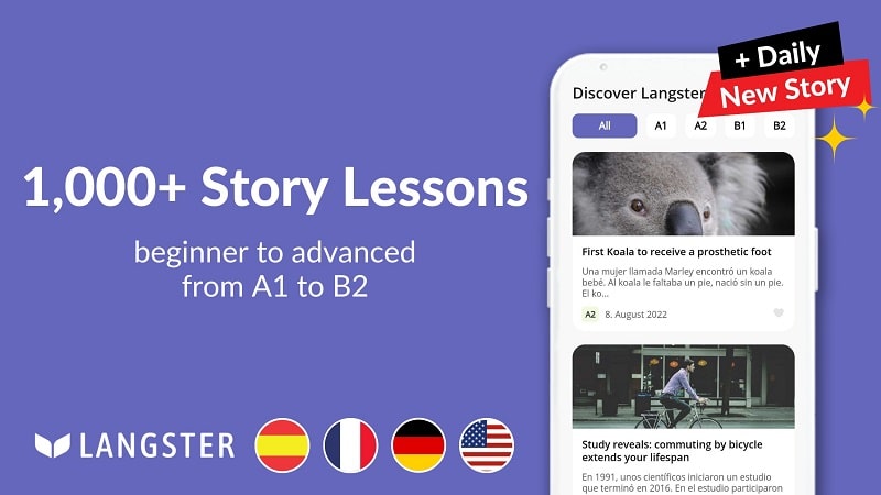 Learn Languages with Langster APK - screenshot 3