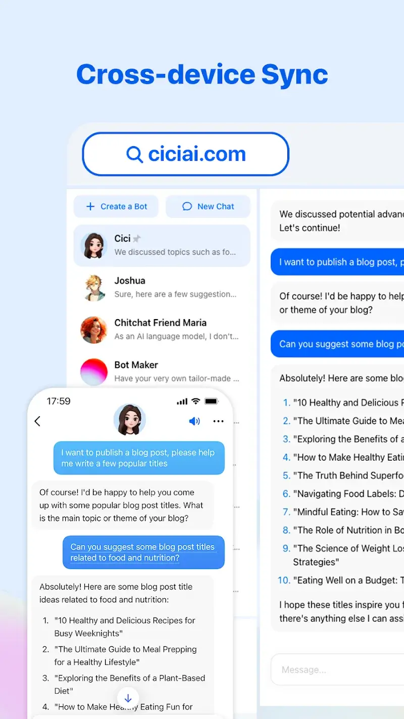 Cici Ai Assistant - screenshot 1