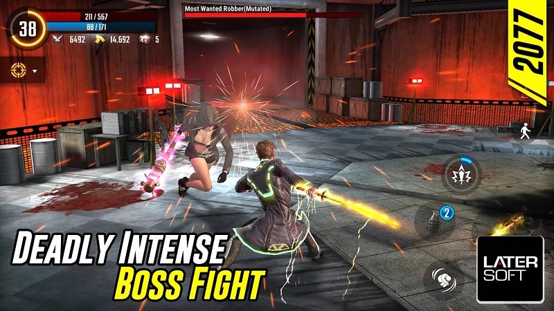 Cyber War Cyberpunk Reborn APK - screenshot 1