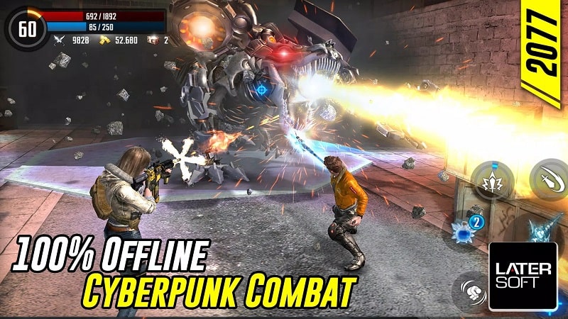 Cyber War Cyberpunk Reborn APK - screenshot 3