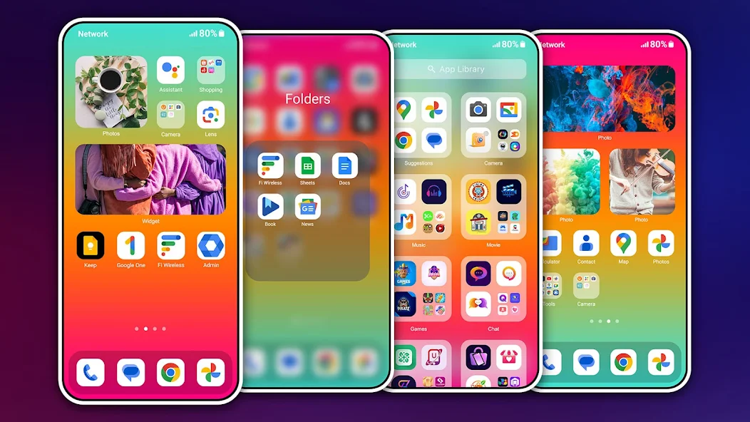 HiPhone Launcher - screenshot 4