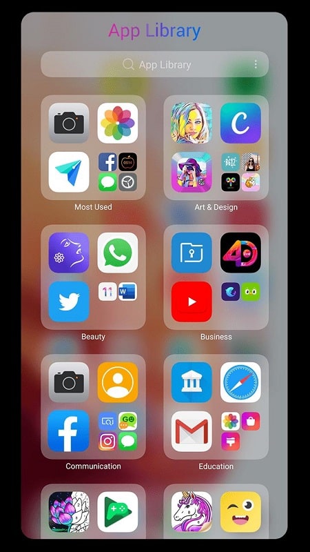 OS14 Launcher APK - screenshot 4