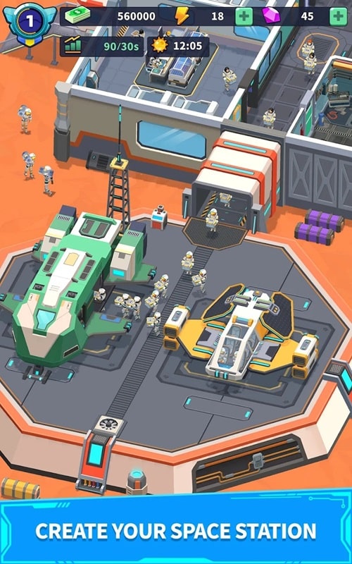 Idle Survivor Space Odyssey APK - screenshot 1