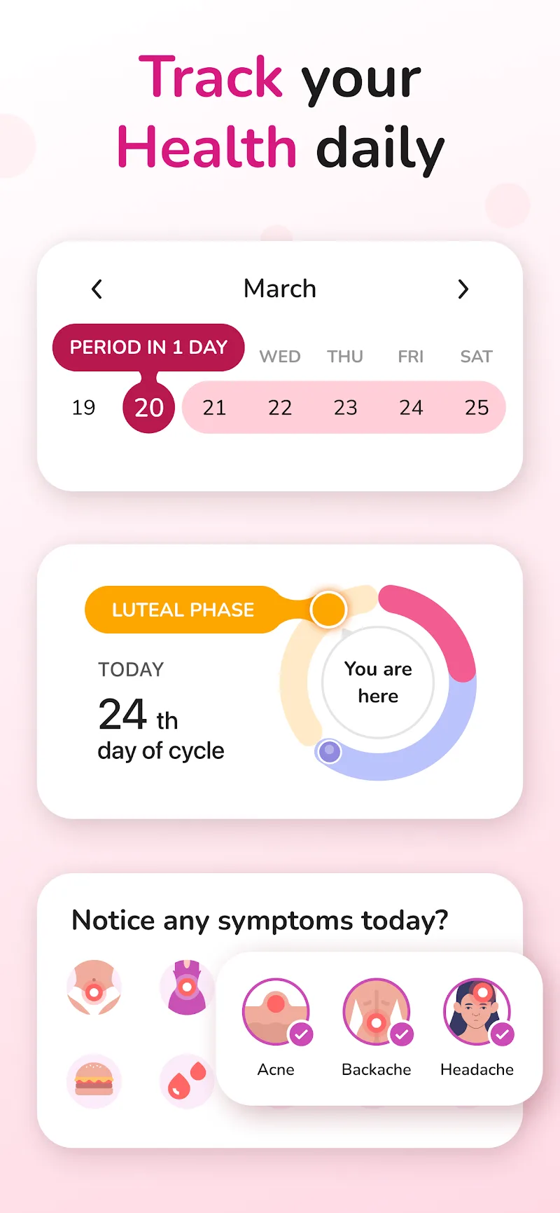 Period Tracker and Calendar - screenshot 4