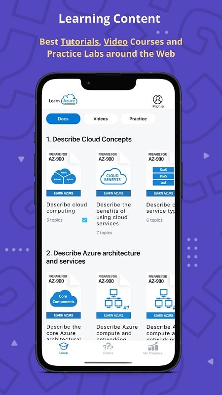 Learn Azure APK - screenshot 4