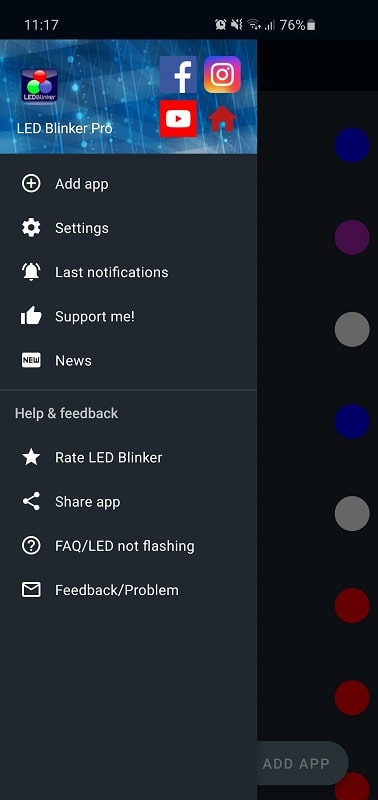 LED Blinker Notifications Pro APK - screenshot 2