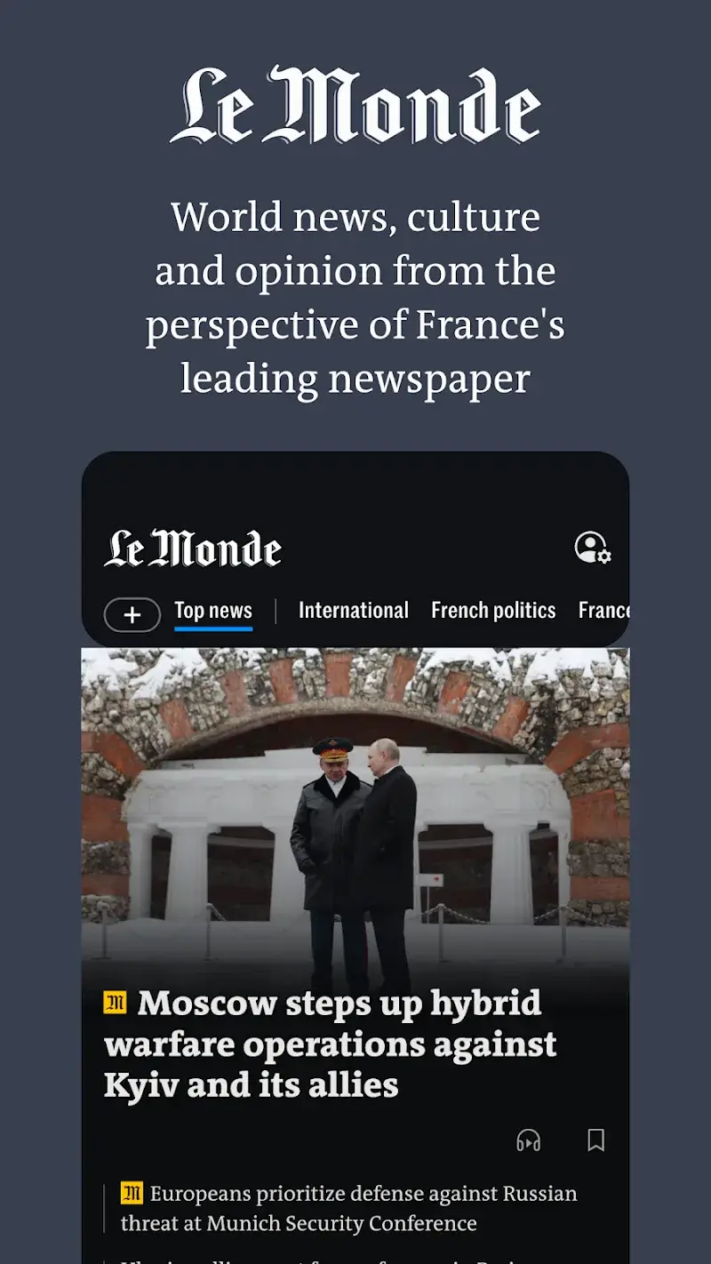 Le Monde - screenshot 1