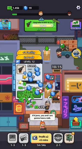 Mafia Shop Tycoon idle game APK - screenshot 3
