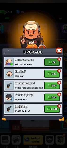 Mafia Shop Tycoon idle game APK - screenshot 4