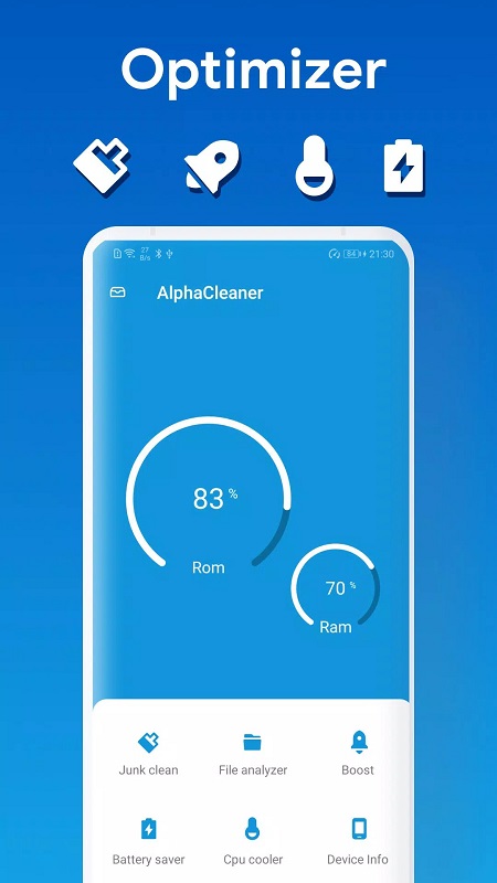 Alpha Cleaner APK - screenshot 1