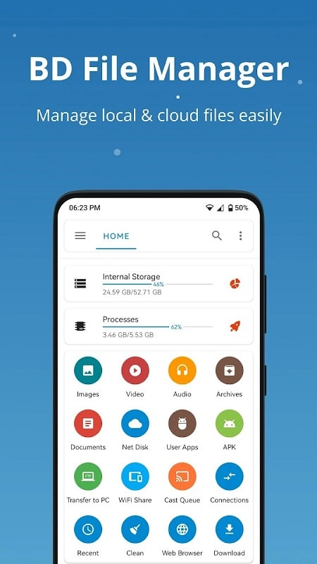 BD File Manager File Explorer APK - screenshot 3