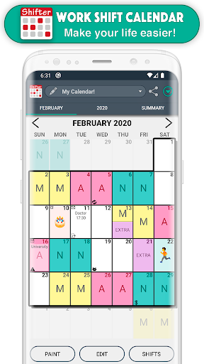 Work Shift Calendar - screenshot 2