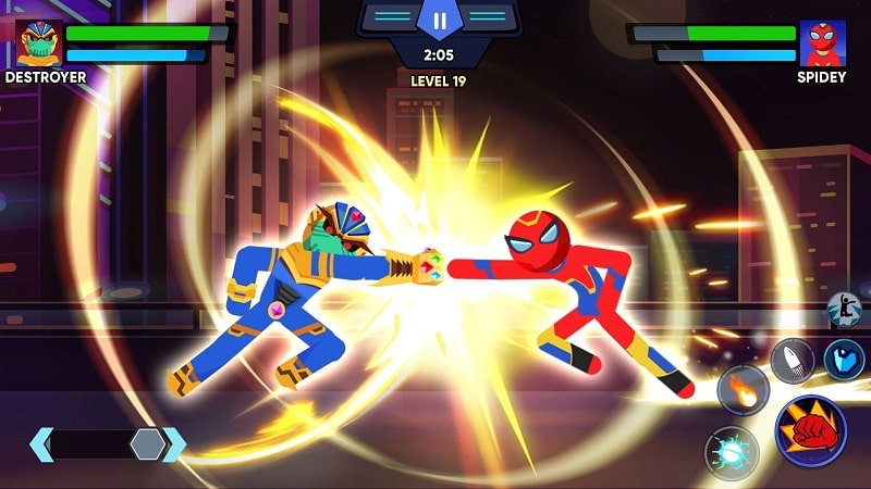 Super Stickman Fighting Battle APK - screenshot 1