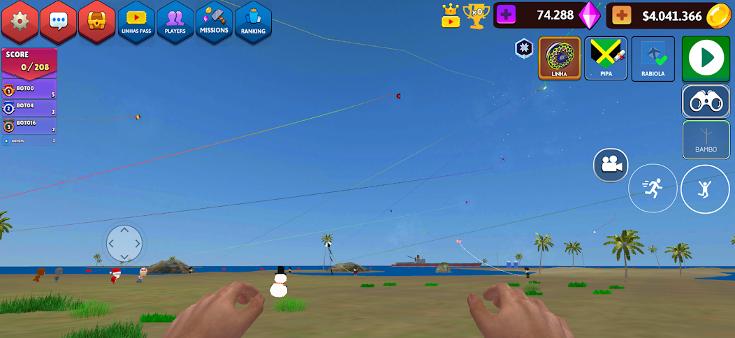 CS Diamantes Pipas: Kite Game - screenshot 10