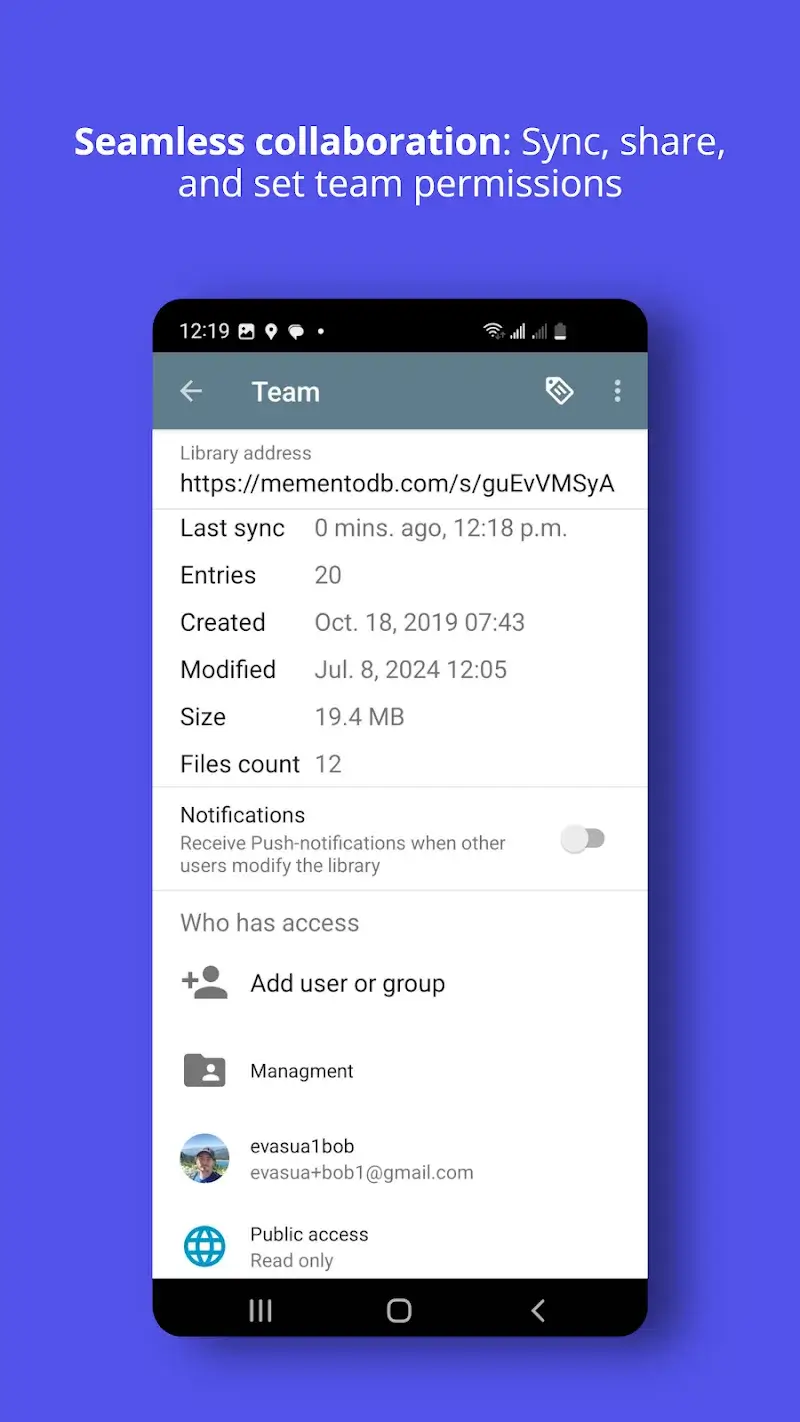 Memento Database - screenshot 6