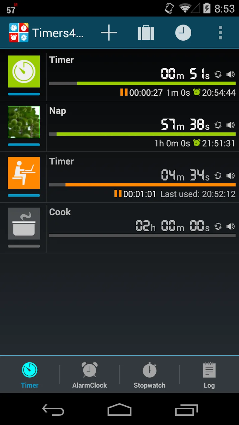 Timers4Me - screenshot 1