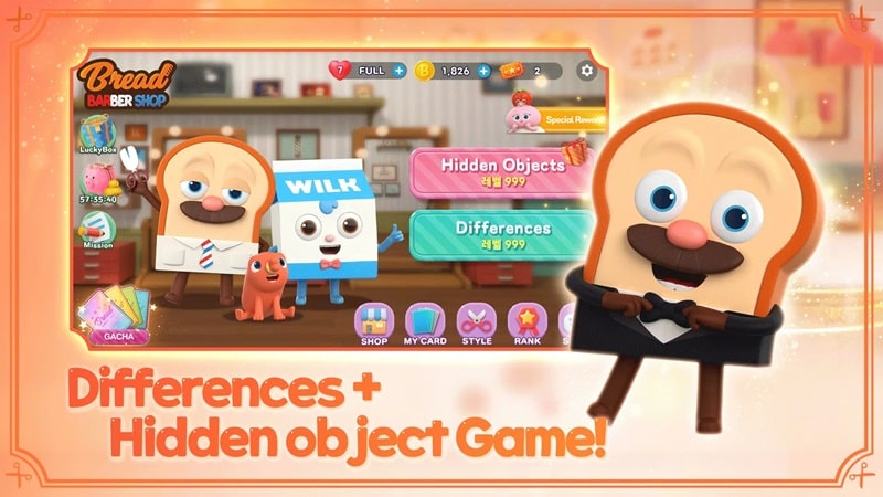 Bread Barbershop Differences APK - screenshot 1