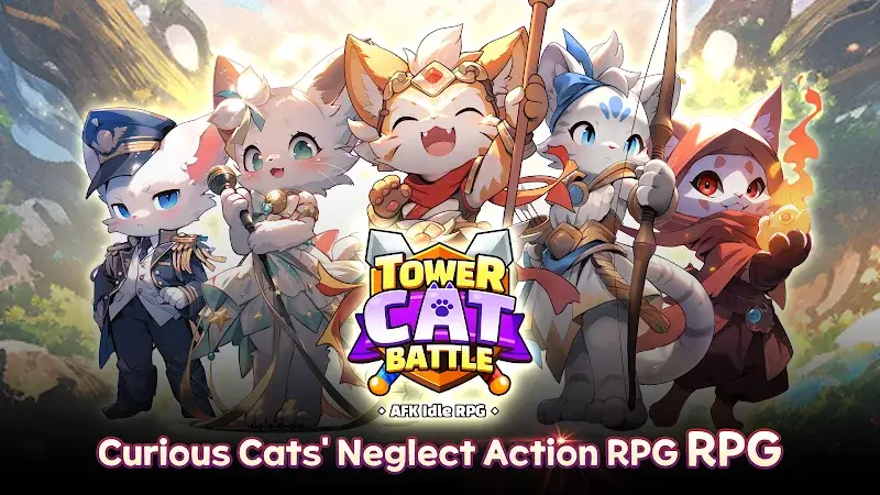 Tower Cat Battle Idle Cat RPG - screenshot 6