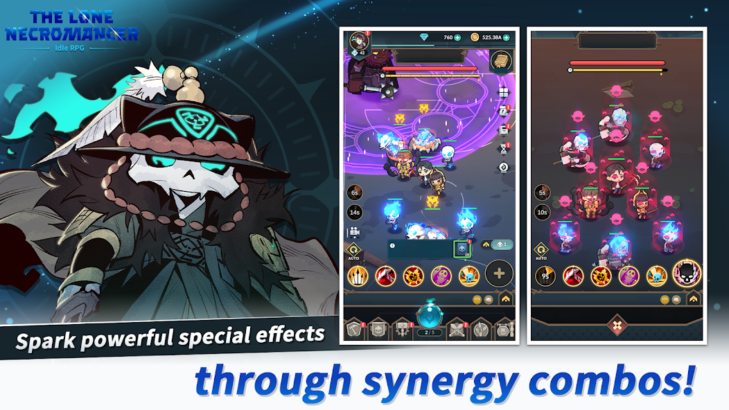 The Lone Necromancer: Idle RPG - screenshot 6