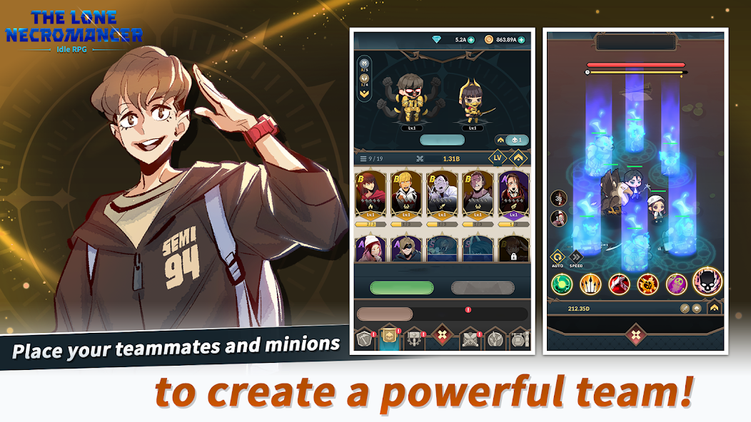 The Lone Necromancer: Idle RPG - screenshot 9