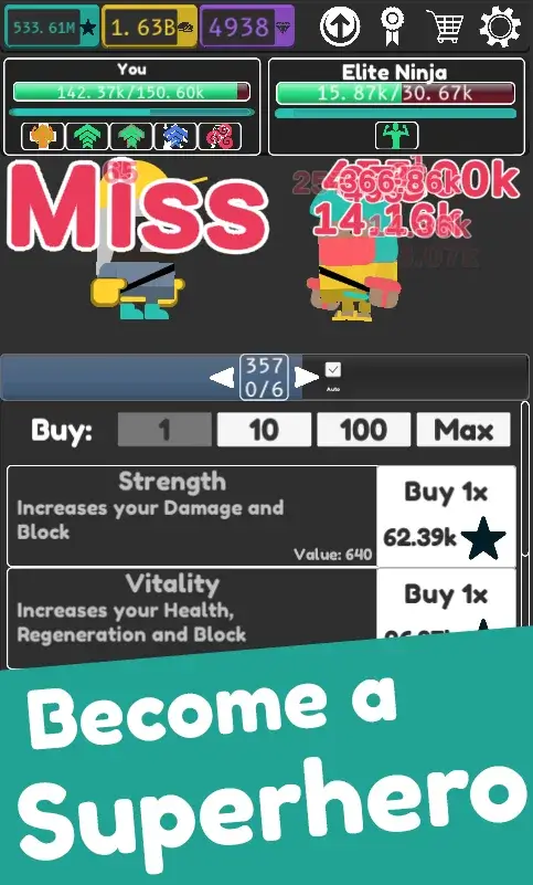 Idle Superpowers - screenshot 1