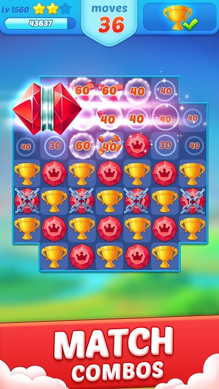 Jewel Crush – Match 3 Legend APK - screenshot 2