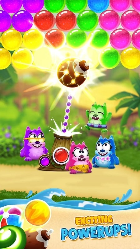 Bubble Shooter Beach Pop Game APK - screenshot 2